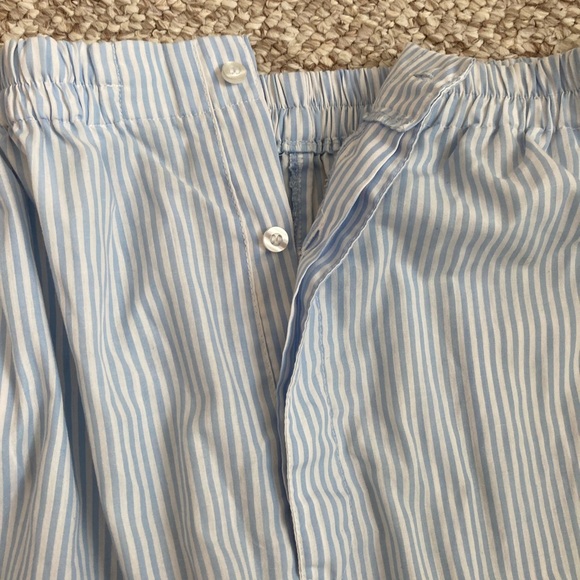 Striped Pyjama Wide Leg Pants - Picture 4 of 5